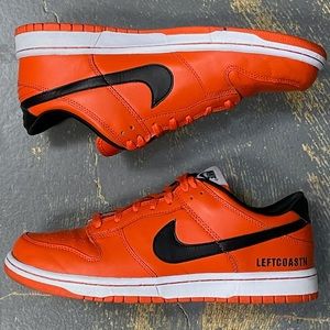 Nike Dunk Low ID Orange Black Leftcoastn 316143-991 10 Halloween